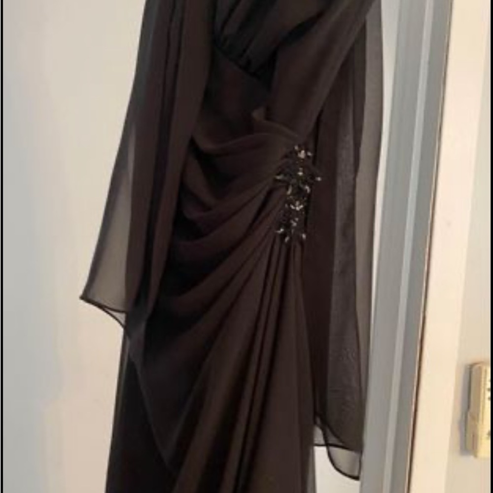 Black evening gown